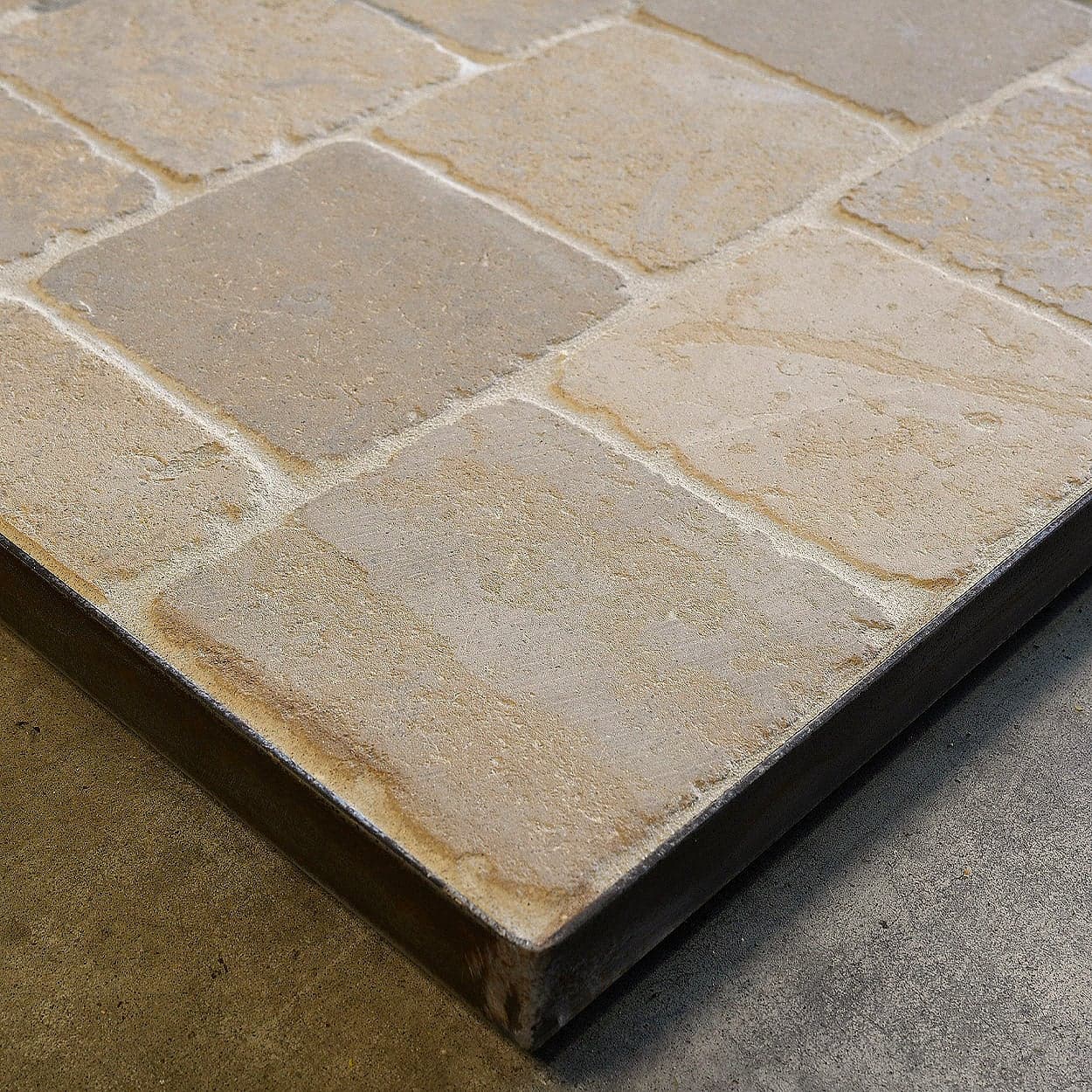 Authentic Burgundy Limestone detail
